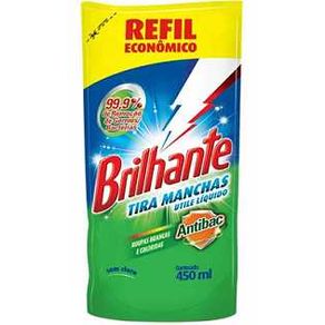 TIRA-MANCHAS-BRILHANTE-ANTIBAC450ML-SAC