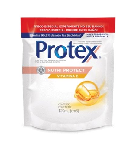 SAB.LIQ.PROTEX-120ML-REFIL-VITAMINA-E