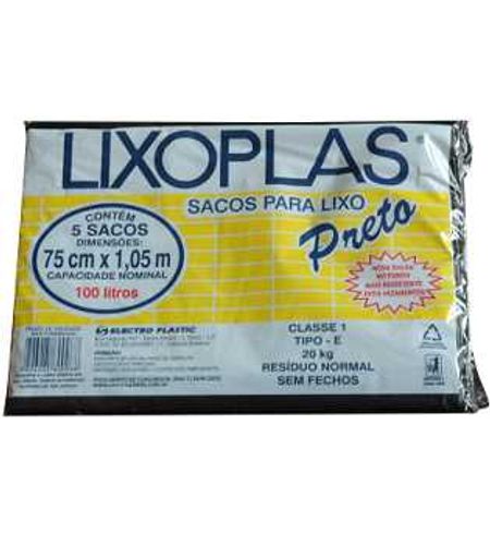 SACO-LIXO-LIXOPLAS-PRETO-100LT-25X5