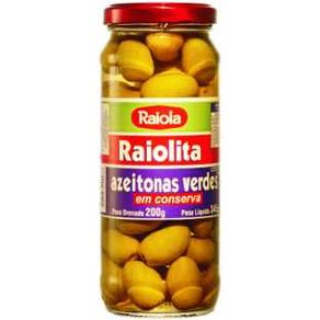 AZEITONA-RAIOLITA-VDE-24X200GR-VIDRO AZEITONA-RAIOLITA-VDE-24X200GR-VIDRO