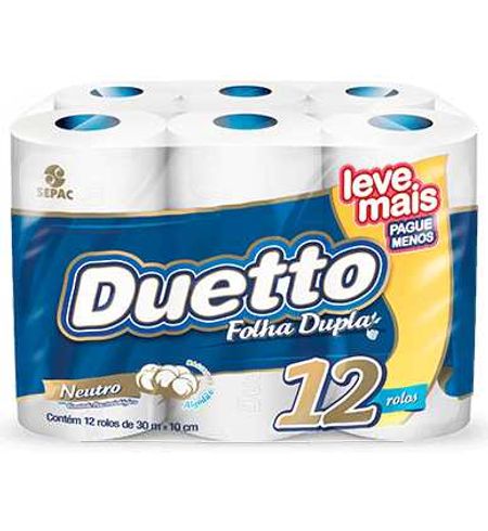 PAPEL-HIG.DUETTO-FD-NEUTRO-6X12X30MT