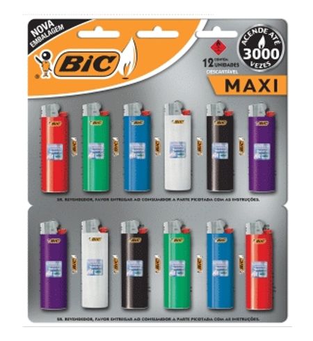 ISQUEIRO-BIC-MAXI-12X1