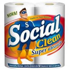TOALHA-PAPEL-SOCIAL-CLEAN-FOLHA-DUP-12X2 TOALHA-PAPEL-SOCIAL-CLEAN-FOLHA-DUP-12X2