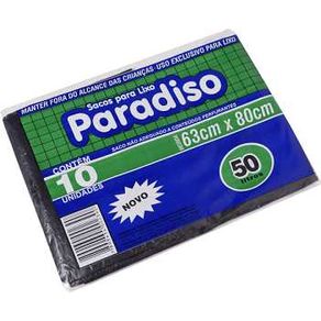 SACO-LIXO-PARADISO-PRETO--50LT--25X10 SACO-LIXO-PARADISO-PRETO--50LT--25X10