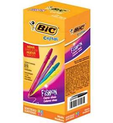 CANETA-BIC-CRISTAL-FASHION-CORES-1X25