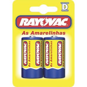 PILHA-RAYOVAC-GRANDE-COMUM-2X1 PILHA-RAYOVAC-GRANDE-COMUM-2X1