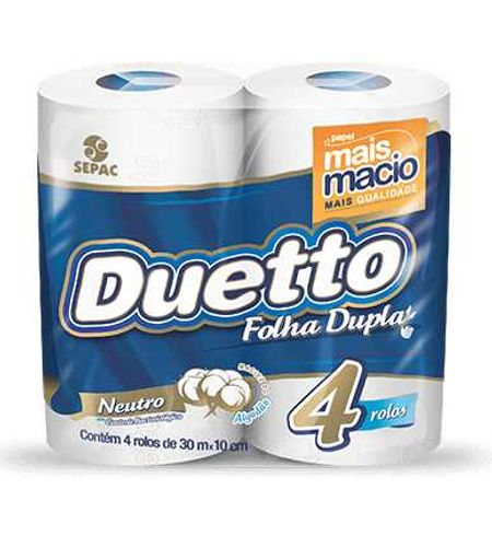 PAPEL-HIG.DUETTO-FD-NEUTRO-16X4X30MT