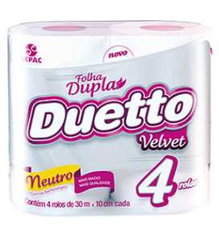 PAPEL-HIG.DUETTO-FD-VELVET-NEUT16X4X30MT