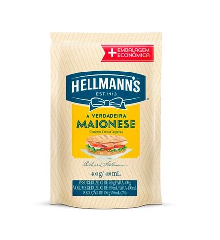 MAIONESE-HELLMANS-SACHE-12X400GR