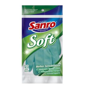 LUVA-SANRO-SOFT-FORRADA-MULTI.VERDE-G