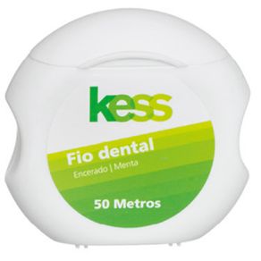 FIO-DENTAL-KESS-ENCERADO-MENTA-50MT-12X1