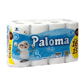 PAPEL-HIG.PALOMA-BRANCO-------16X4X30M PAPEL-HIG.PALOMA-BRANCO-------16X4X30M