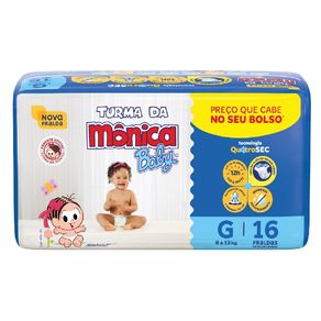 FRALDA-TURMA-DA-MONICA-JUMBINHO-16X1-G FRALDA-TURMA-DA-MONICA-JUMBINHO-16X1-G