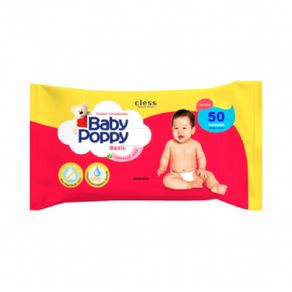 TOALHA-UMEDECIDA-BABY-POPPY-BASIC-50UN TOALHA-UMEDECIDA-BABY-POPPY-BASIC-50UN