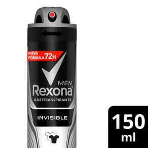 Des.Rexona Aero Masc.150ml Invisible
